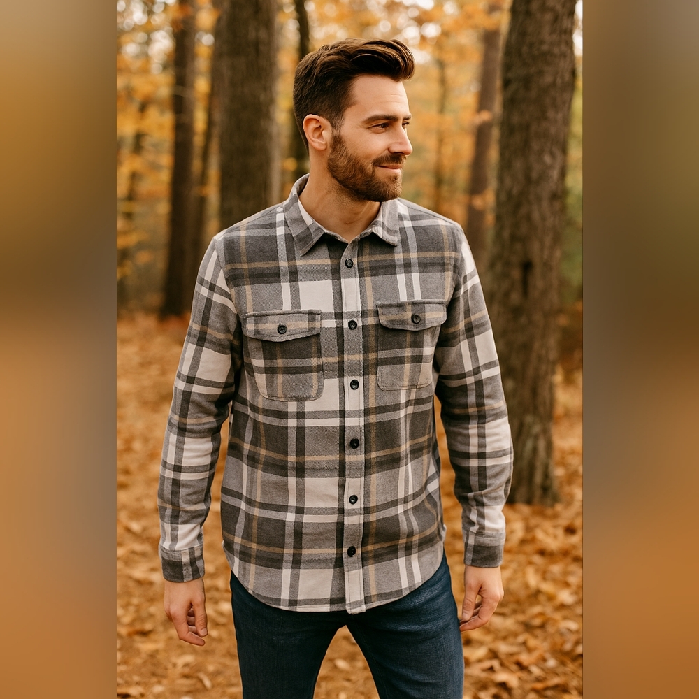 H&M Plaid Overshirt